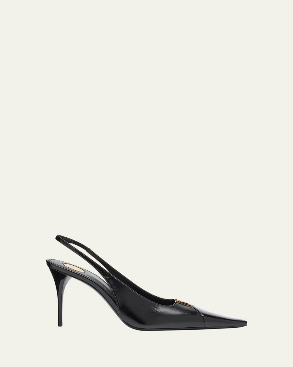 Babylone Leather YSL Slingback Pumps